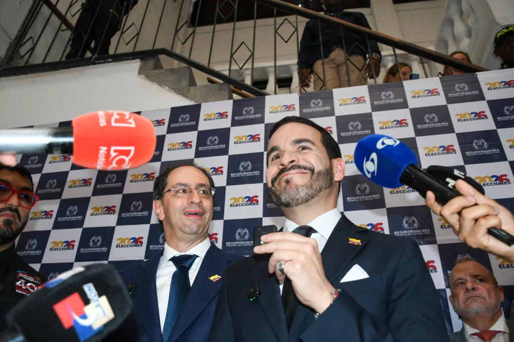 Abelardo De La Espriella y su formula vicepresidencial. Foto: InfoNación