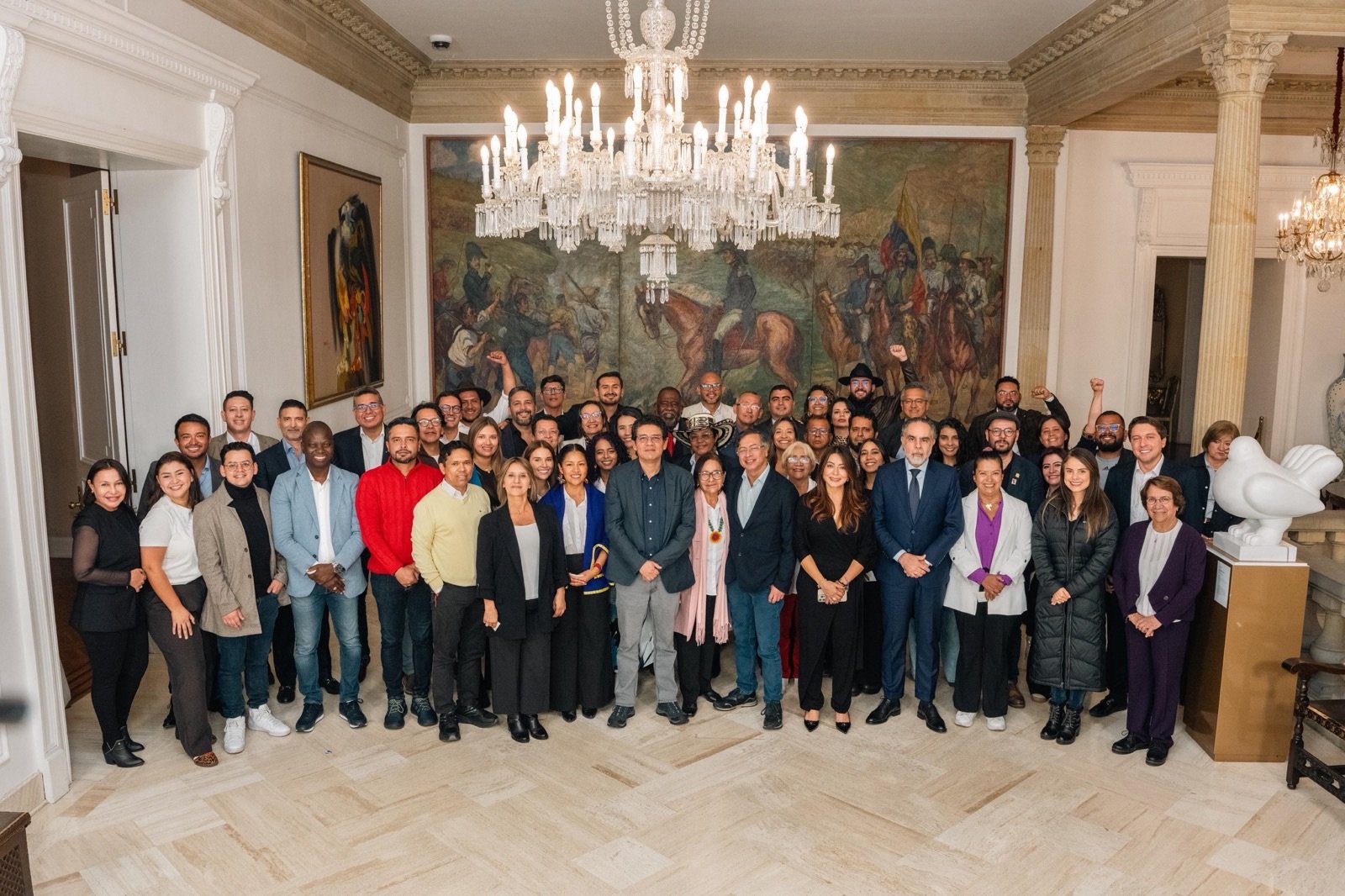 Petro se reunió con la bancada del Pacto Histórico tras las elecciones legislativas