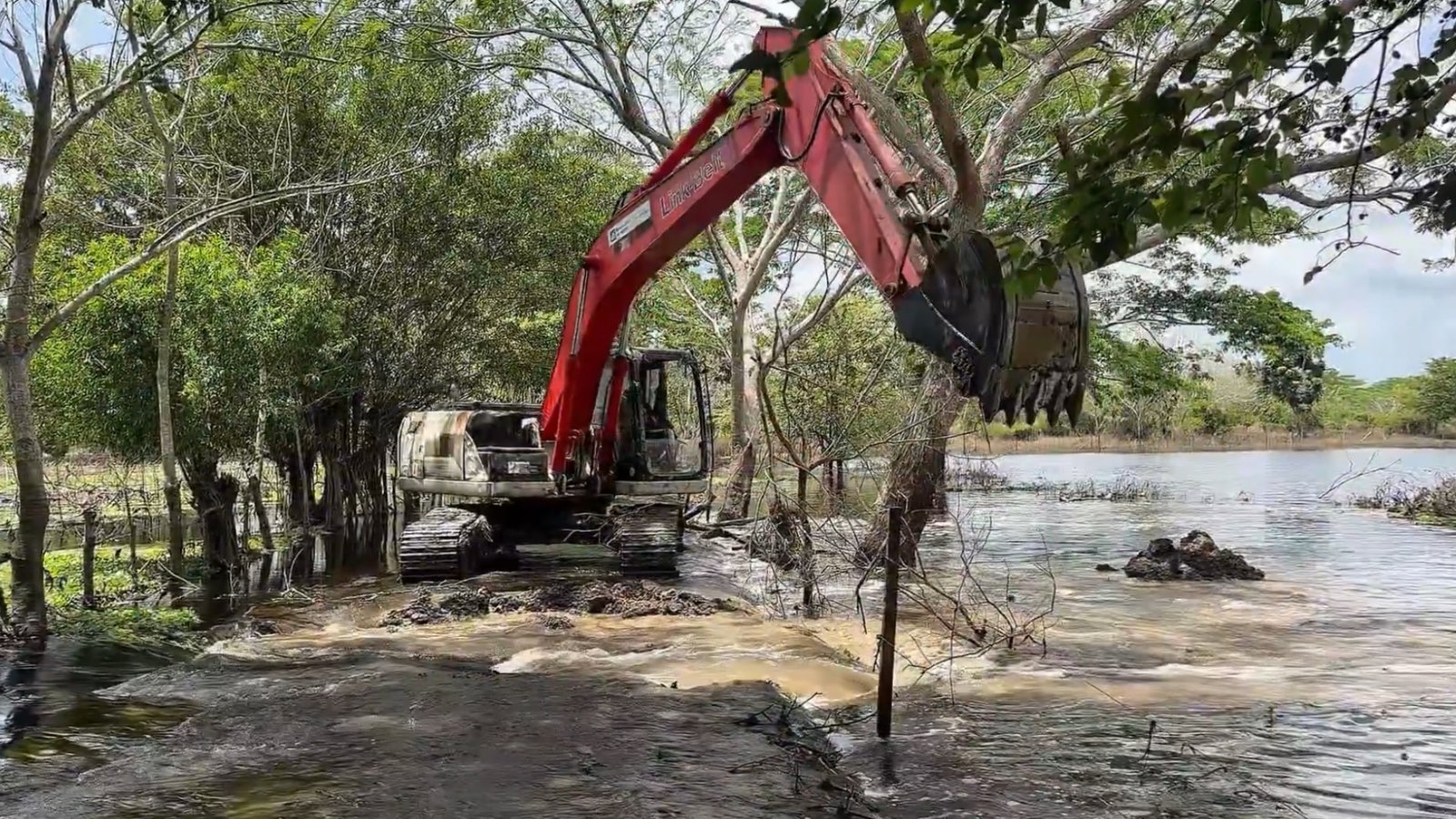 ANT y Fuerzas Militares inician destrucción de diques para recuperar ciénagas en Córdoba
